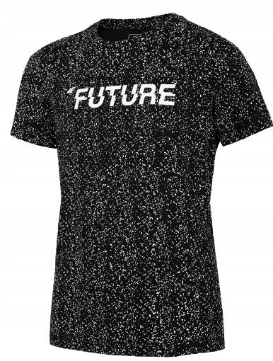

T-shirt chłopięcy 4F JTSM008 bawełniany czarny 164