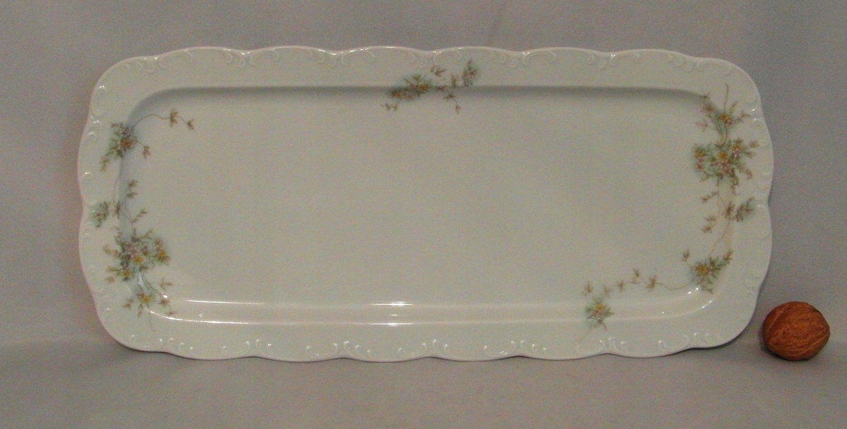 ROSENTHAL MONBIJOU GRUNE RANKE-продолговатая подставка