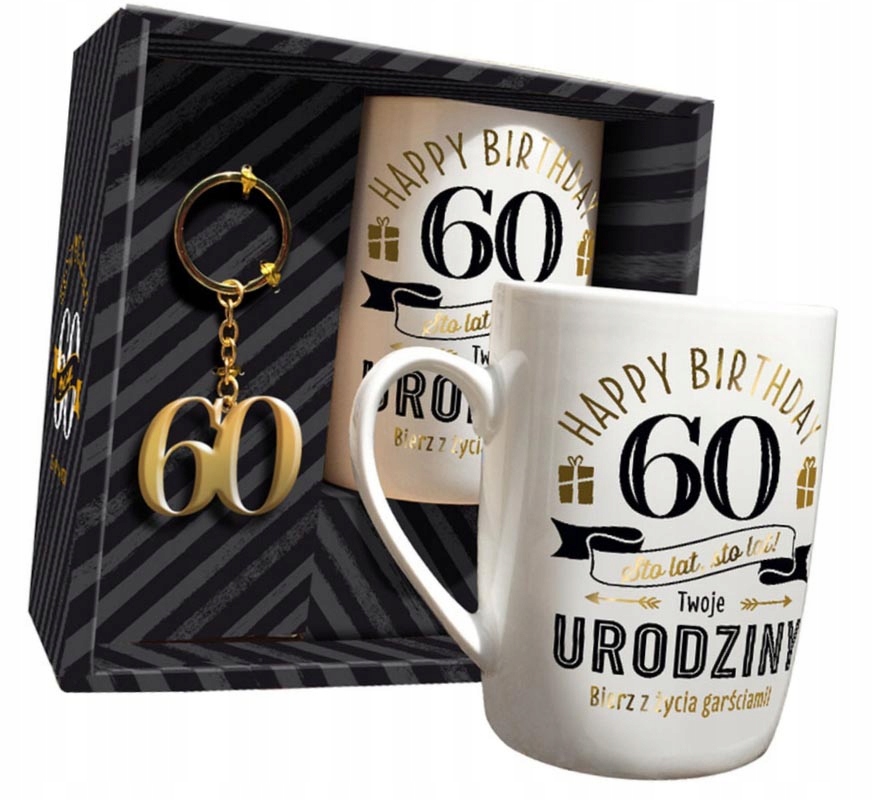 

Kubek kubeczek prezent 60 urodziny Sześćdziesiątka