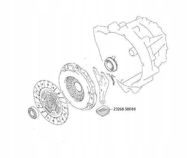 Osłona łapy sprzegła Vitara / Grand Vitara / Jimny Numer katalogowy części 2326850F01
