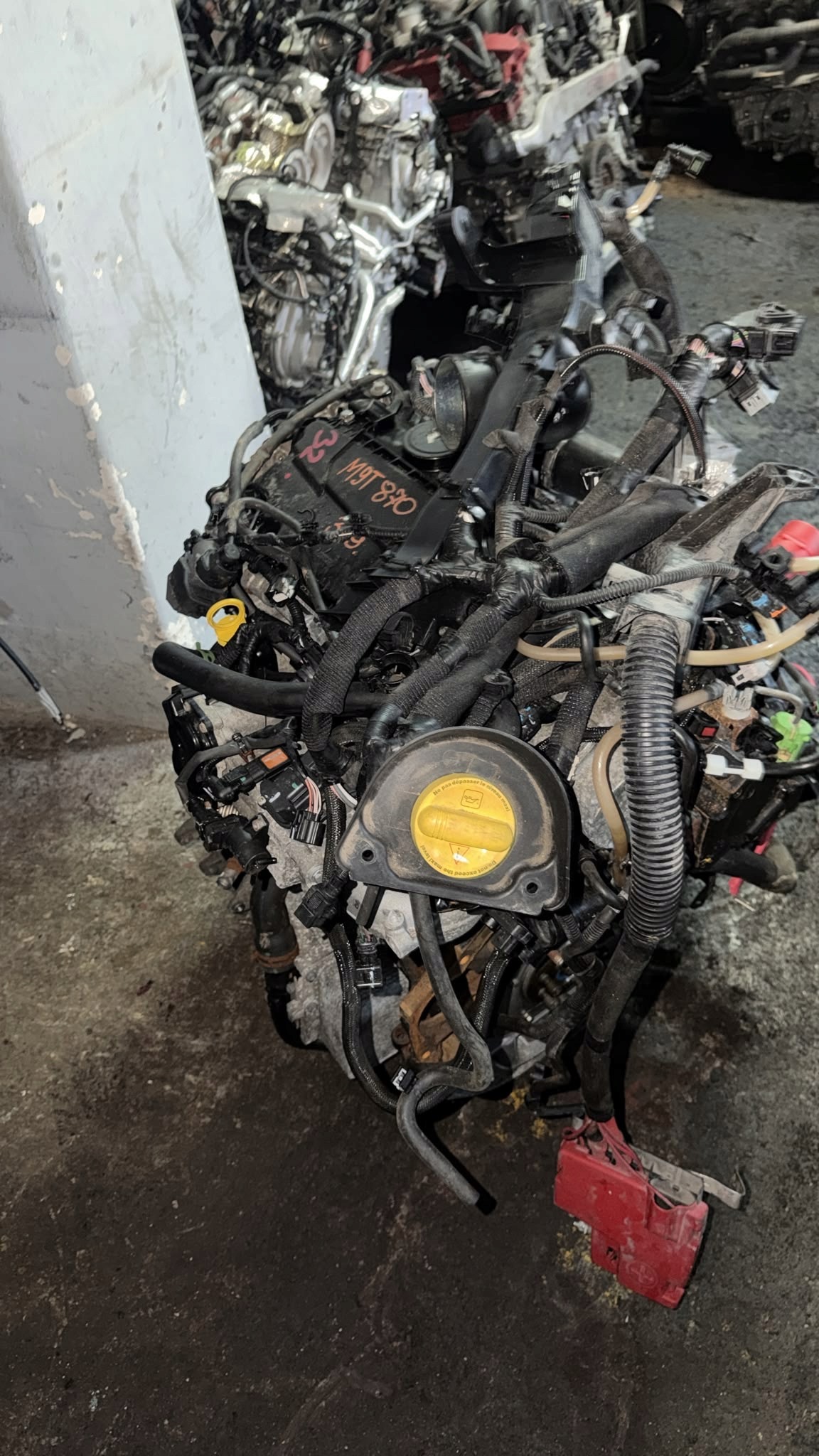 moteur complet RENAULT MASTER M9T870 130TYS KM