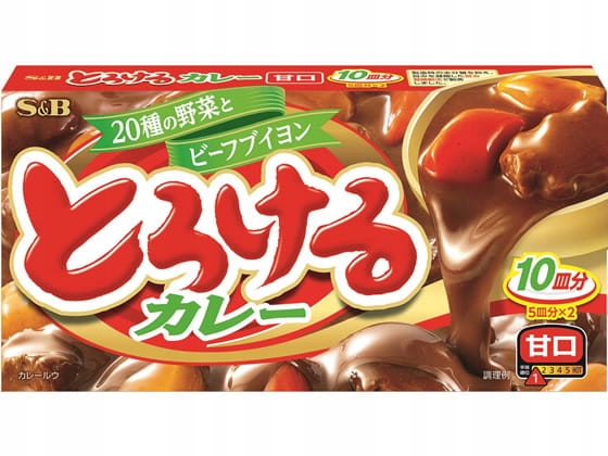 

S&b Torokeru Curry Japan łagodne 10szt. 200g