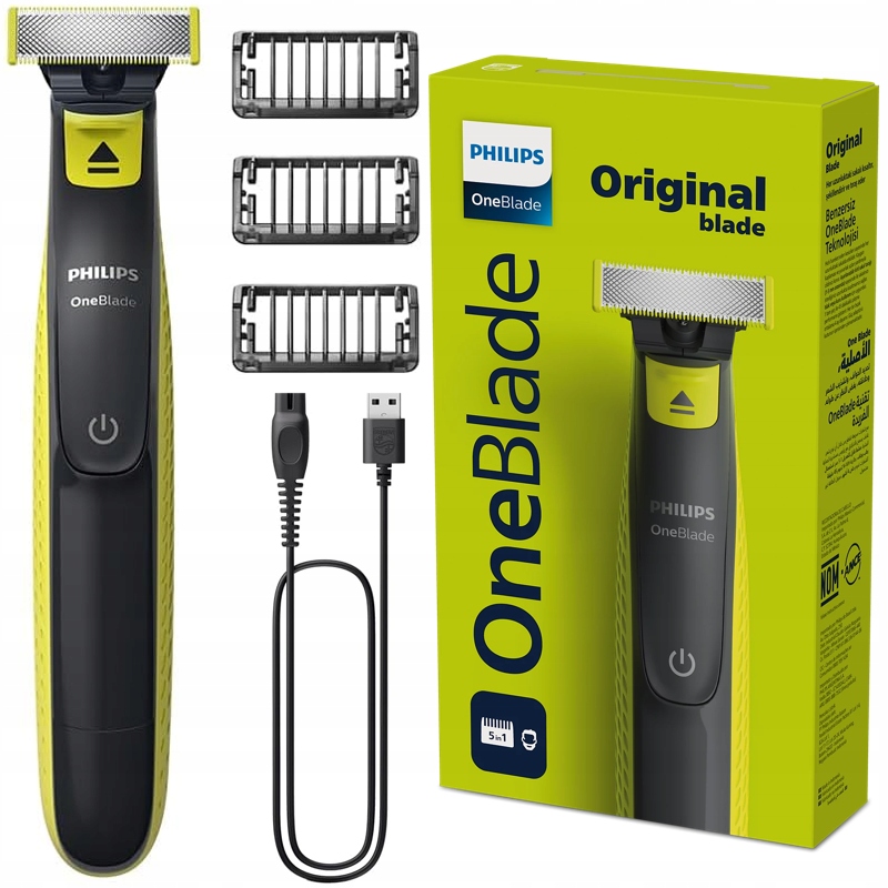 Holicí Strojek Philips OneBlade QP2724/10 Zastřihovač vousů a strniště, 3 nástavce