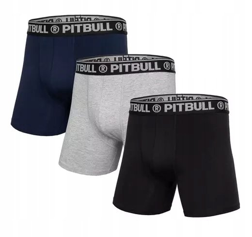 

Bokserki majtki męskie bawełniane 3pak Pit Bull L
