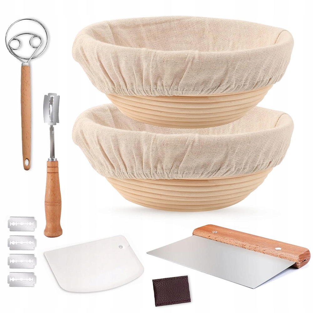 Ratanový Košík Na Kynutí Chleba 25 CM Obal Na Hrnec