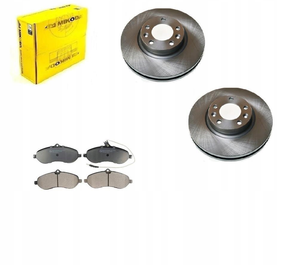 Kotouče Kostky Jumpy Scudo Expert 2007- Přední 280 mm Sada