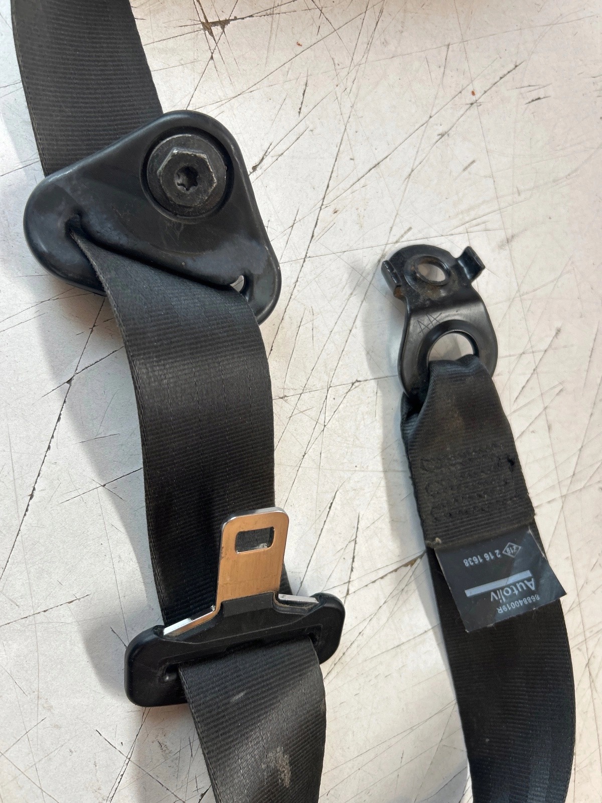 seat belt front front right Renault Master III Movano B