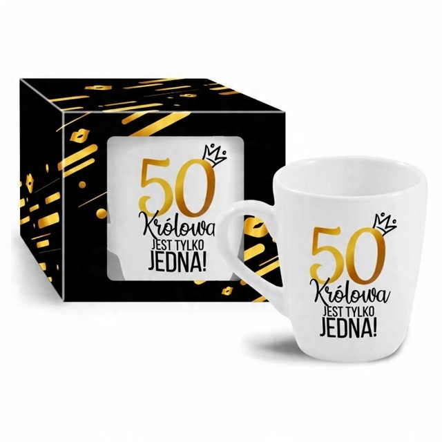 

kubek na 50 urodziny dla Kobiety