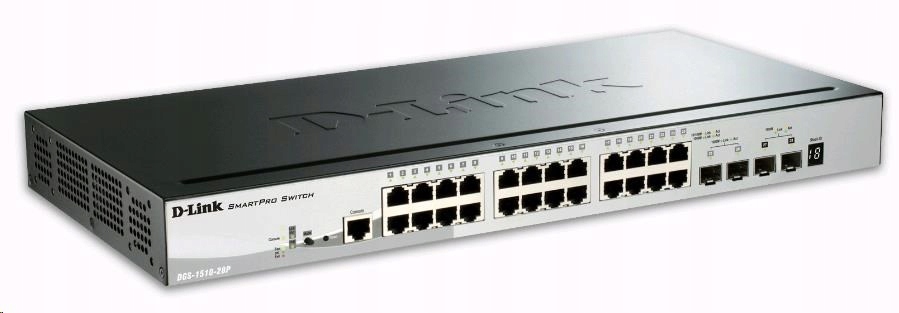 Prepínač D-Link DGS-1510-28P/E