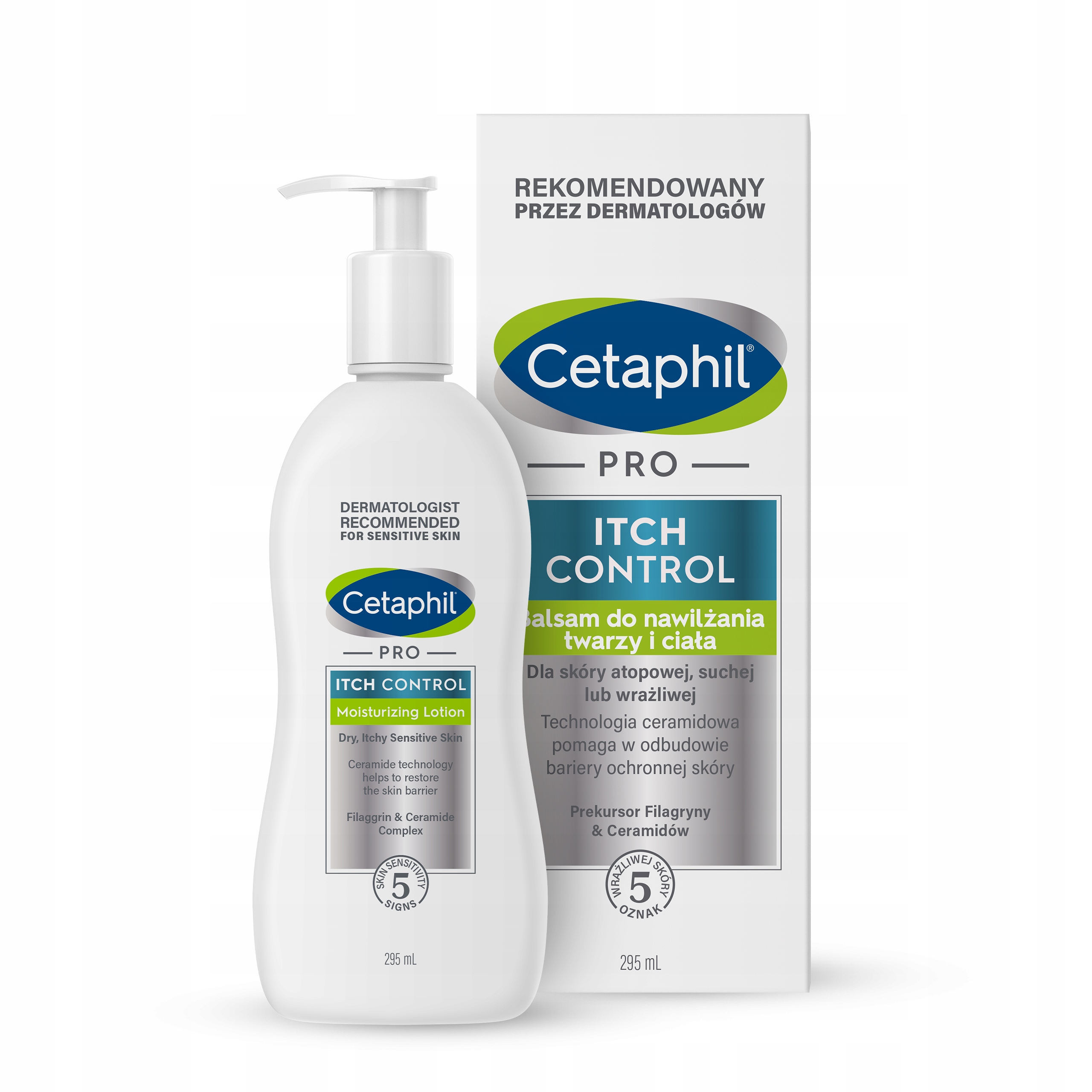 Cetaphil Pro Itch Control – balsam do twarzy i ciała – 295 ml