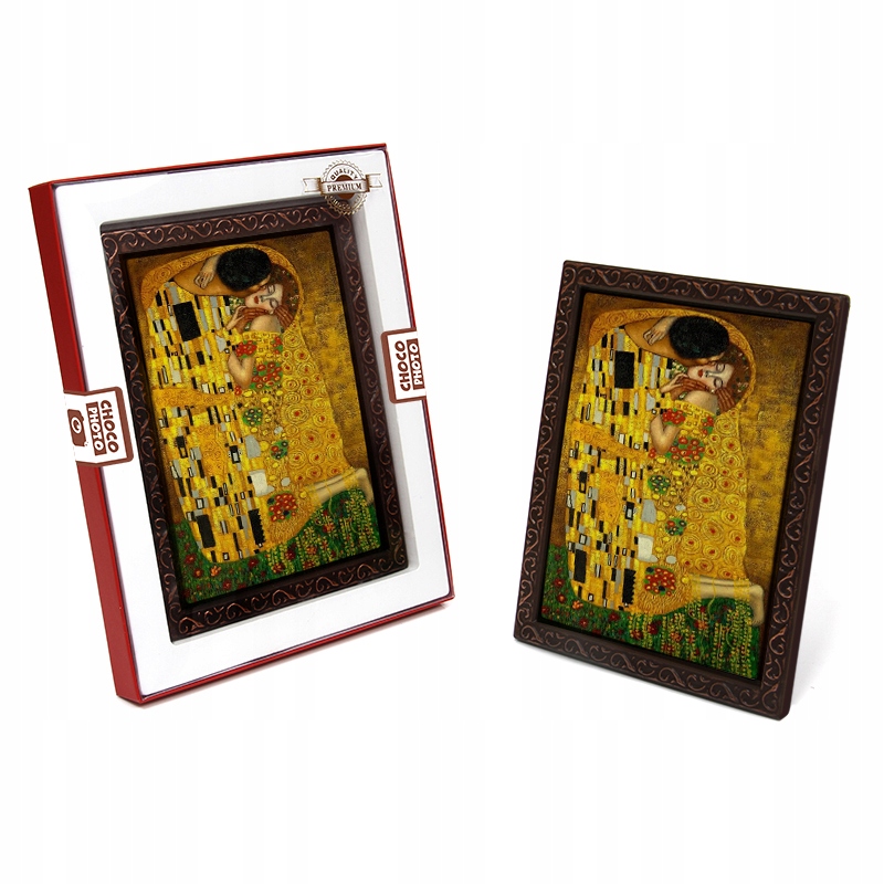 Klasszikus csokoládé festmény Gustav Klimt: Csók