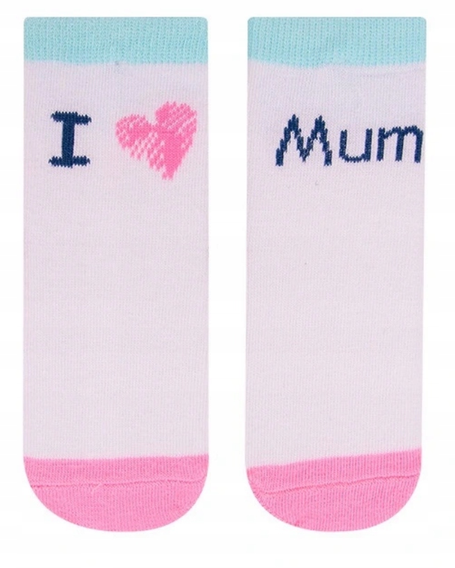 

Skarpety Bawełniane Dziewczęce I Love Mum 17/19