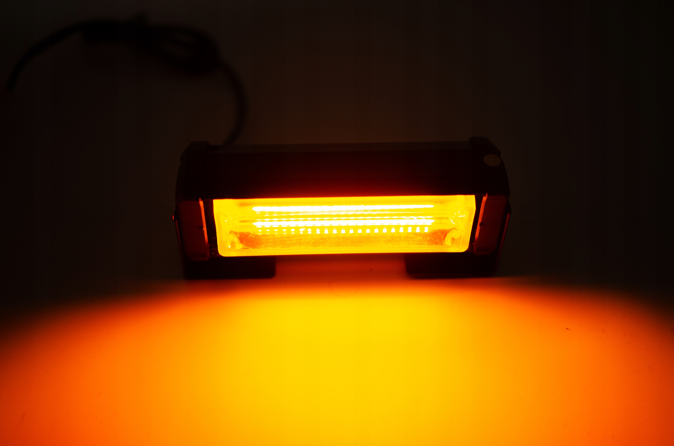 LAMPA STROBOSKOP POMARAŃCZOWY W ATRAPĘ 12V 24V pojedynczy zewnętrzny TRYBY Waga produktu z opakowaniem jednostkowym 0.25 kg