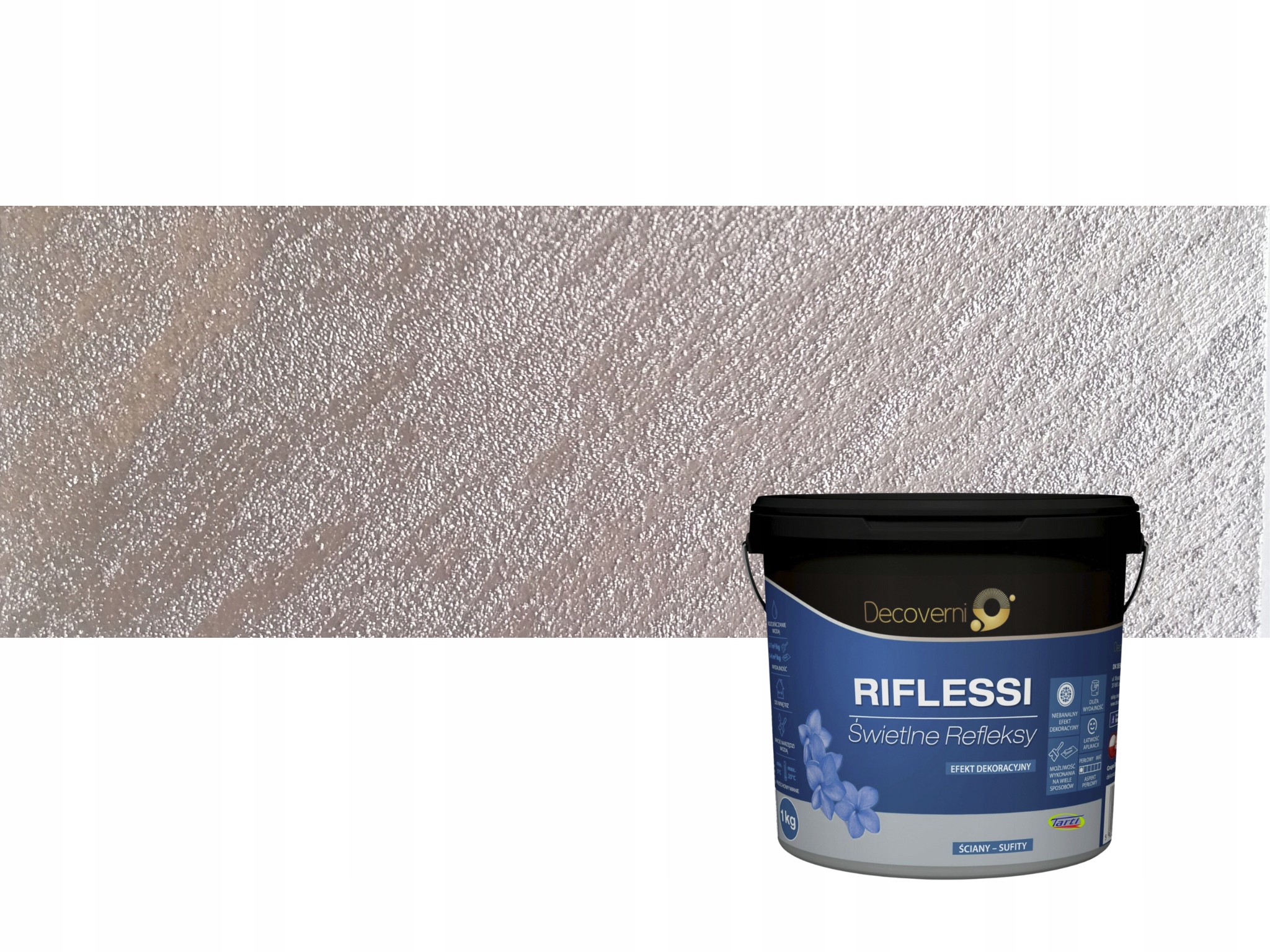 Decoverni Riflessi akrylová štruktúrovaná farba 2,5 kg farba 201