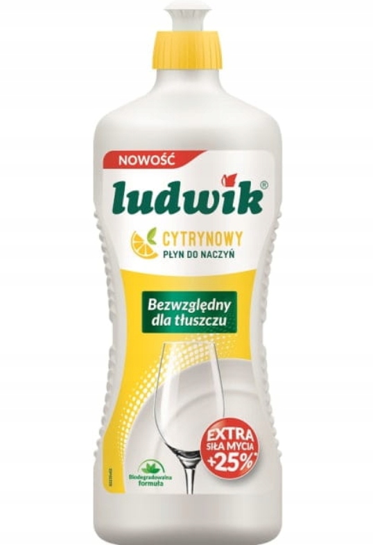 

Płyn do mycia naczyń Ludwik cytrynowy 0,9 l