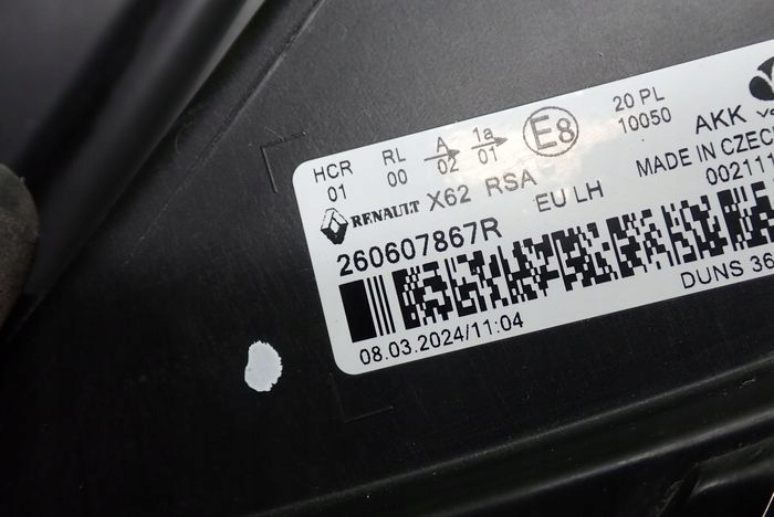 RENAULT MASTER IV 19- reflektor left light left
