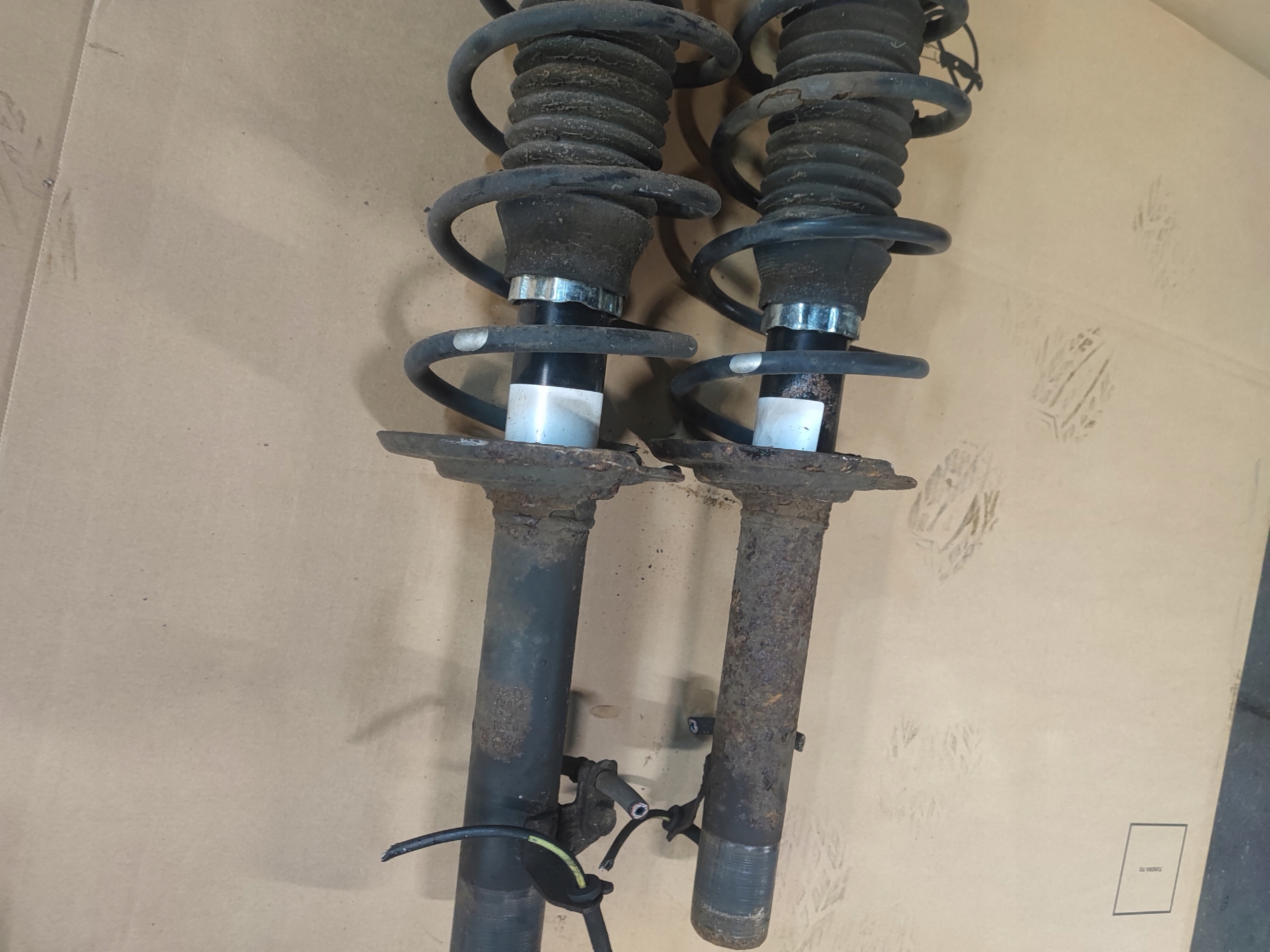 PEUGEOT 107 CITROEN C1 shock absorbers front front KOMPLET petrol