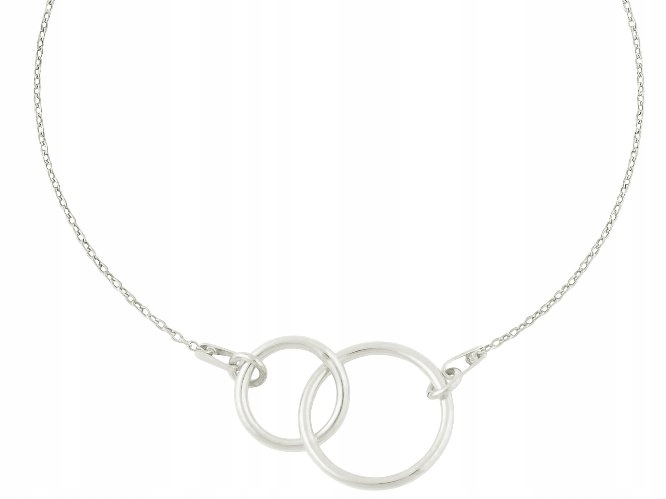 

Naszyjnik Celebrytka Kółeczka Kółka Srebro 925