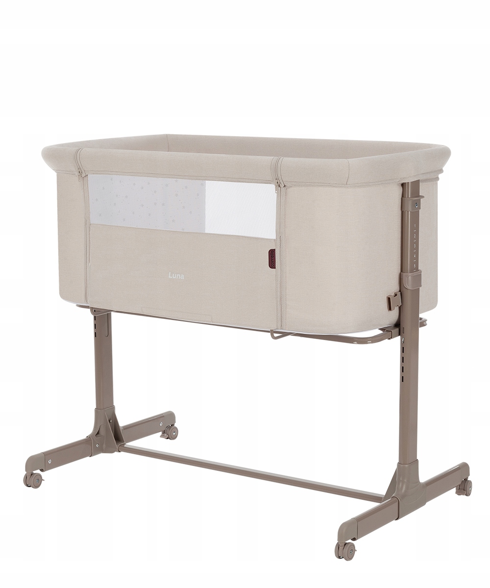 Łóżeczko dostawne Carrello Luna Silk Beige