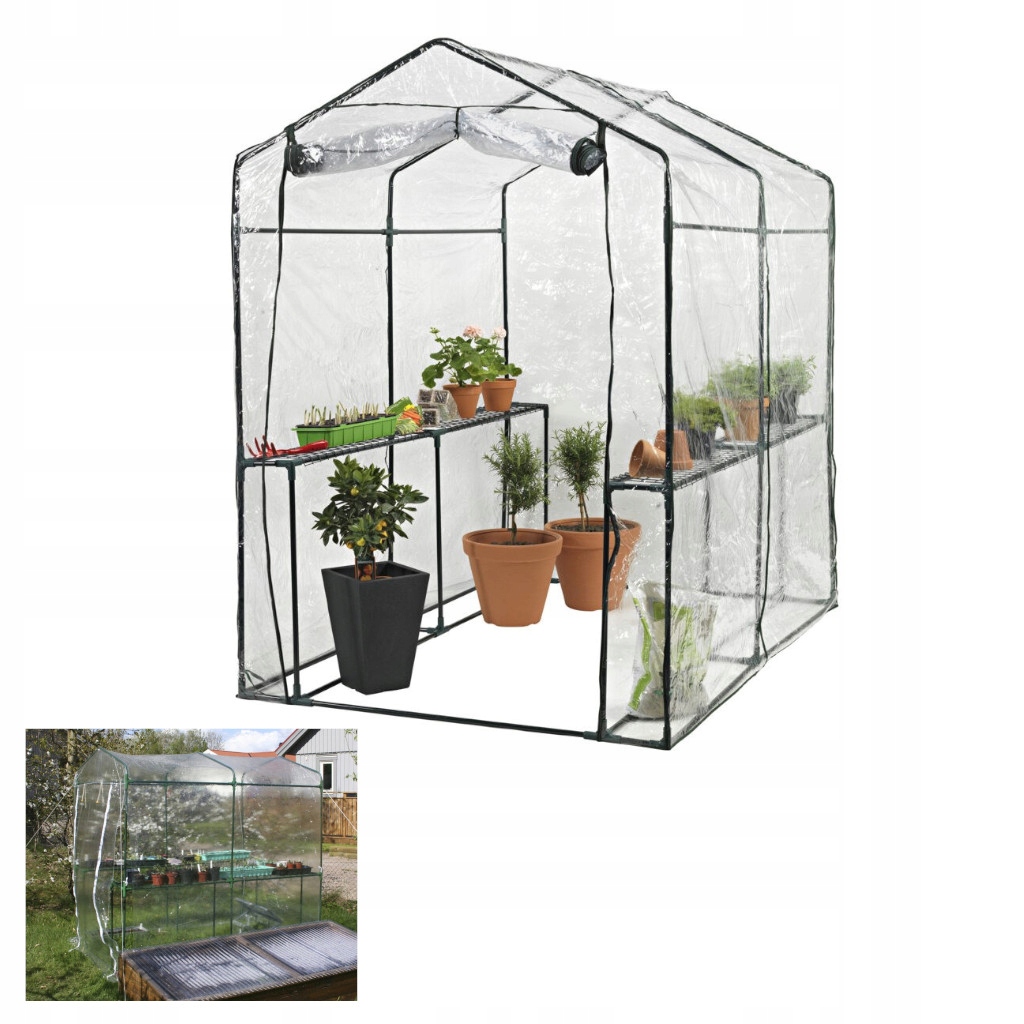 Skleník 1,9x1,3x1,9 m záhradný mini 2,5 m² pozemok