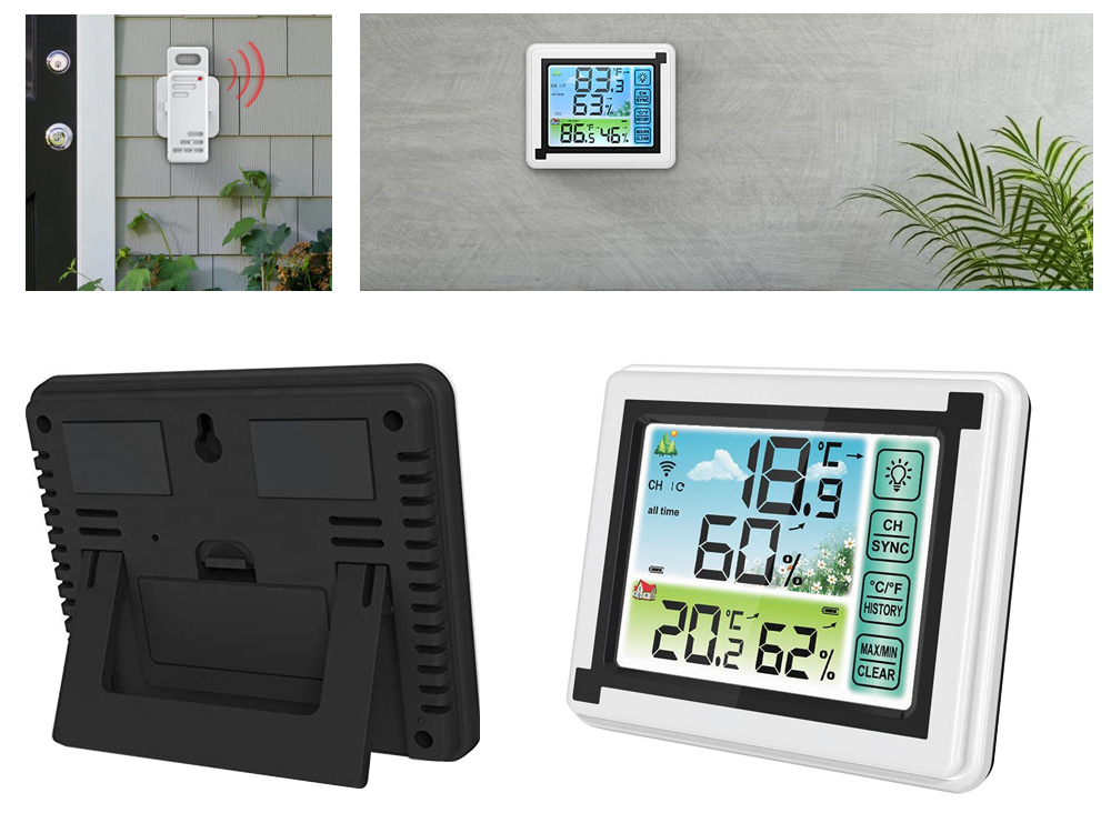 BEZPRZEWODOWA STACJA POGODY POGODOWA HIGROMETR Marka VERK GROUP