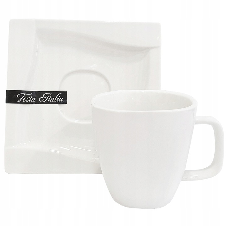 SERWIS Komplet HERBACIANO KAWOWY NA 6 OS 23 el KAWA HERBATA BIAŁA PORCELANA EAN (GTIN) 5907564507707