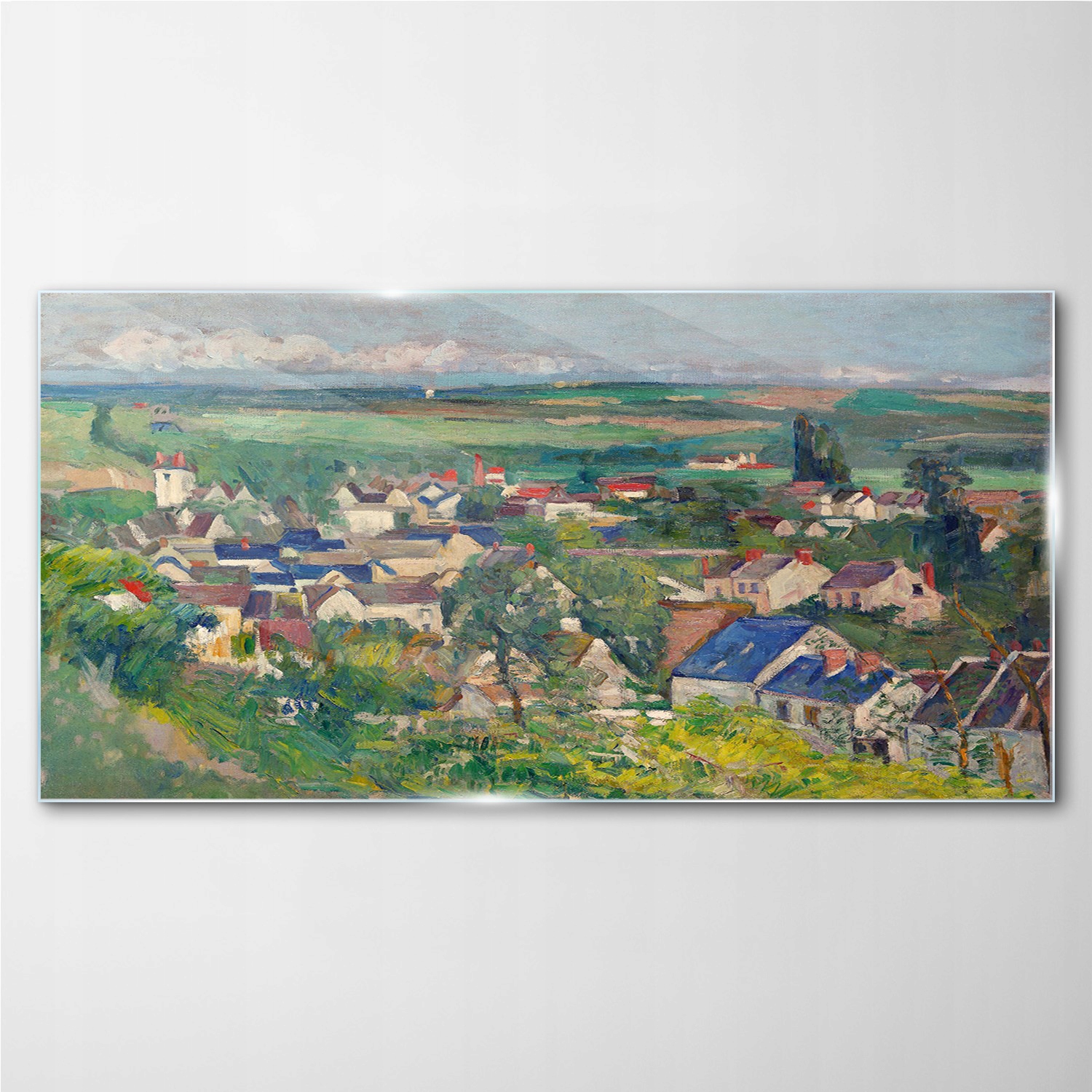 

Obraz szklany na ścianę Widok auvers 100x50 cm
