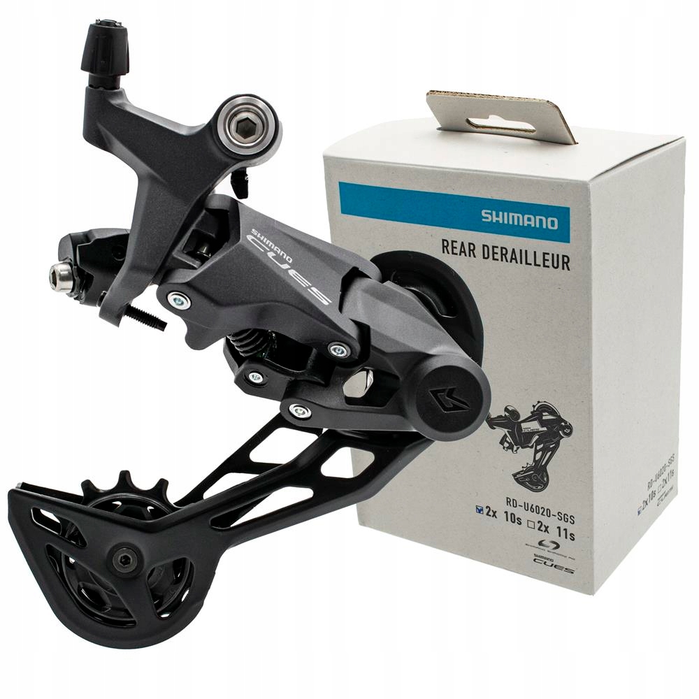 Přehazovačka zadní Shimano Cues RD-U6020-SGS, 2x10-rz, Shadow Rd