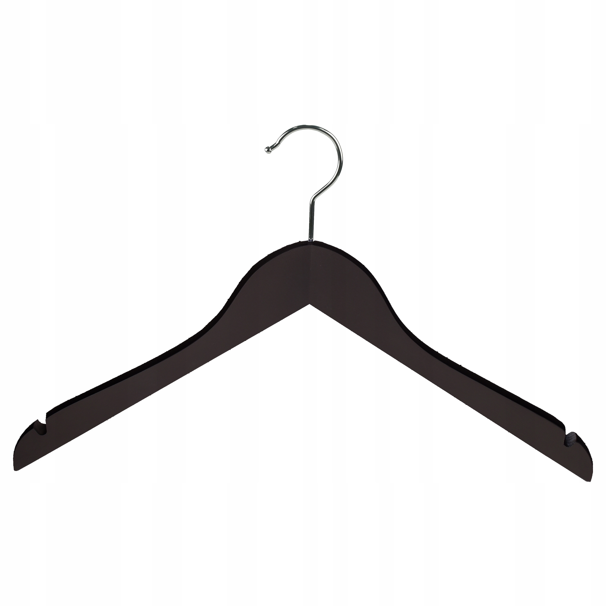 WIESZAKI DREWNIANE DAMSKIE czarne 41cm - POLSKI PRODUCENT Marka inna