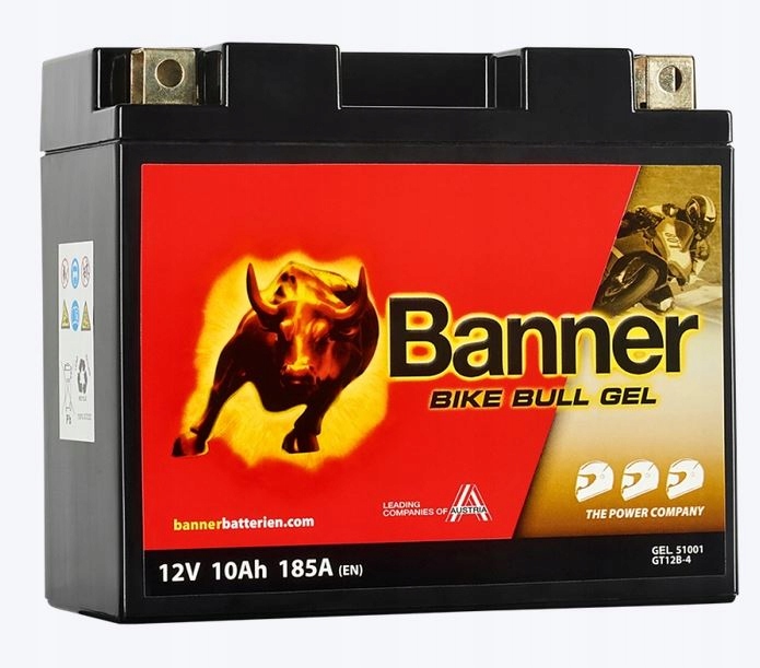 

Akumulator Banner Bike Bull Agm 10AH 185A 12V P+