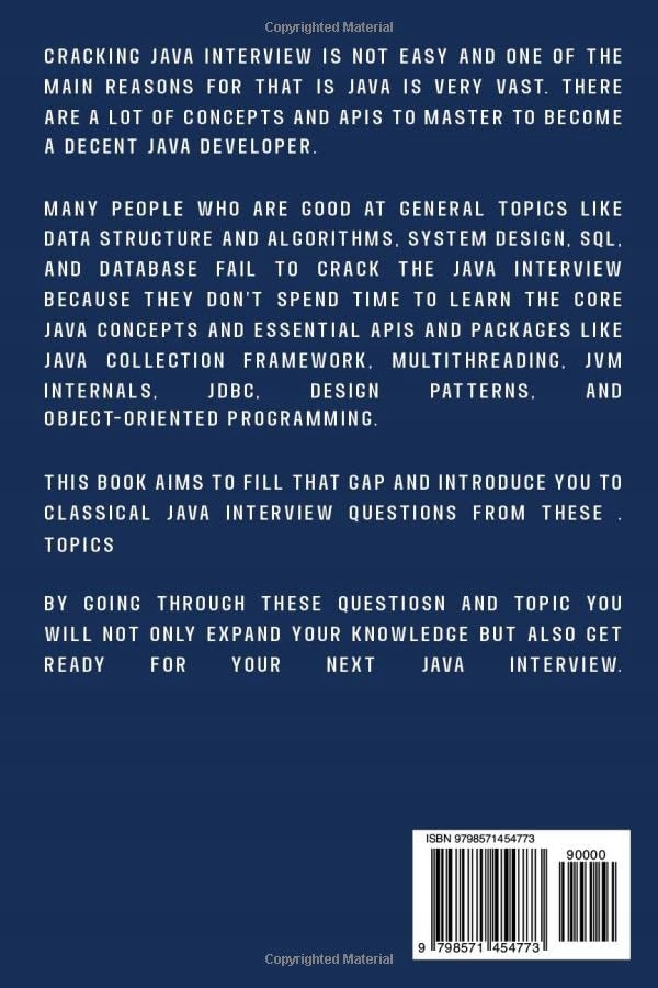 Paul, Javin Grokking the Java Interview: Prepare for Java interview by lear Język publikacji angielski