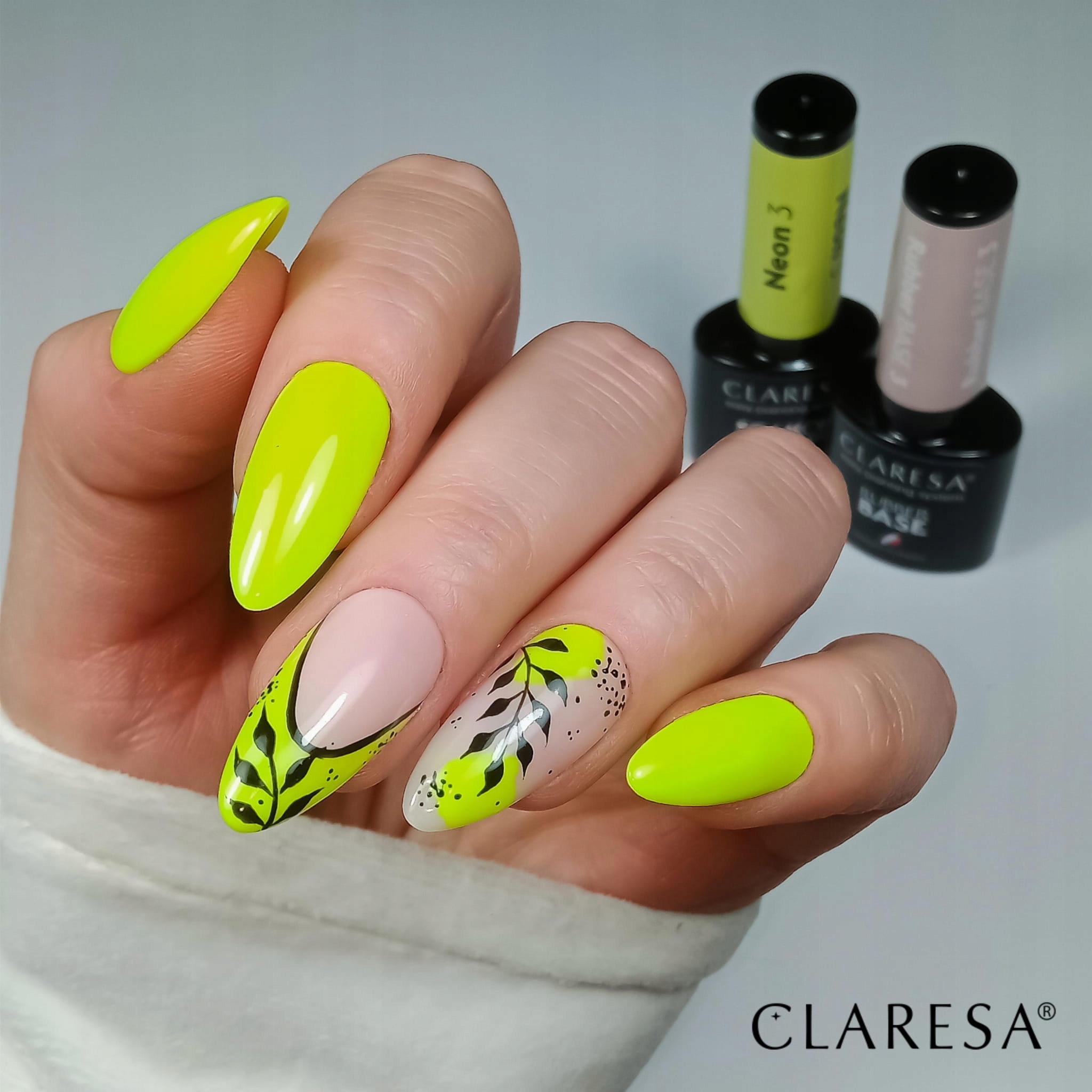CLARESA NEONOWY LAKIER HYBRYDOWY 5ml NEON 3 Pojemność 5 ml