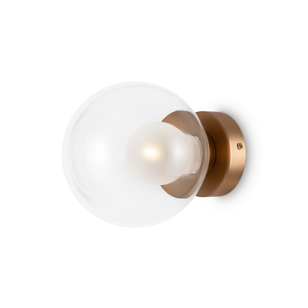Nástěnné svítidlo zlatá koule Ø15 cm 20 W Basic Form Maytoni