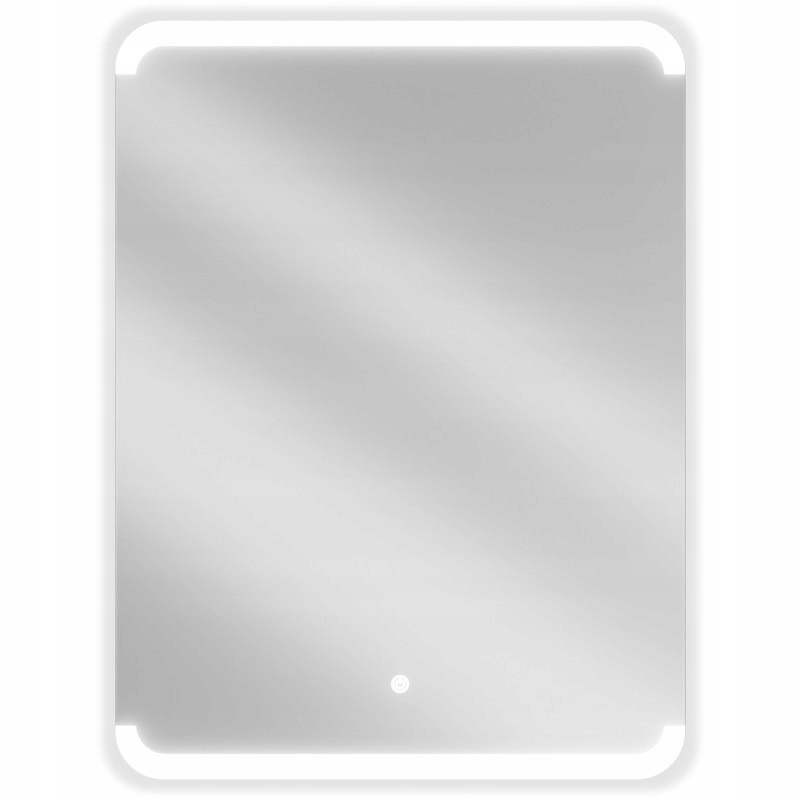 Mexen Nida podsvícené koupelnové zrcadlo 60 x 80 cm, Led 6000K, ventilátor