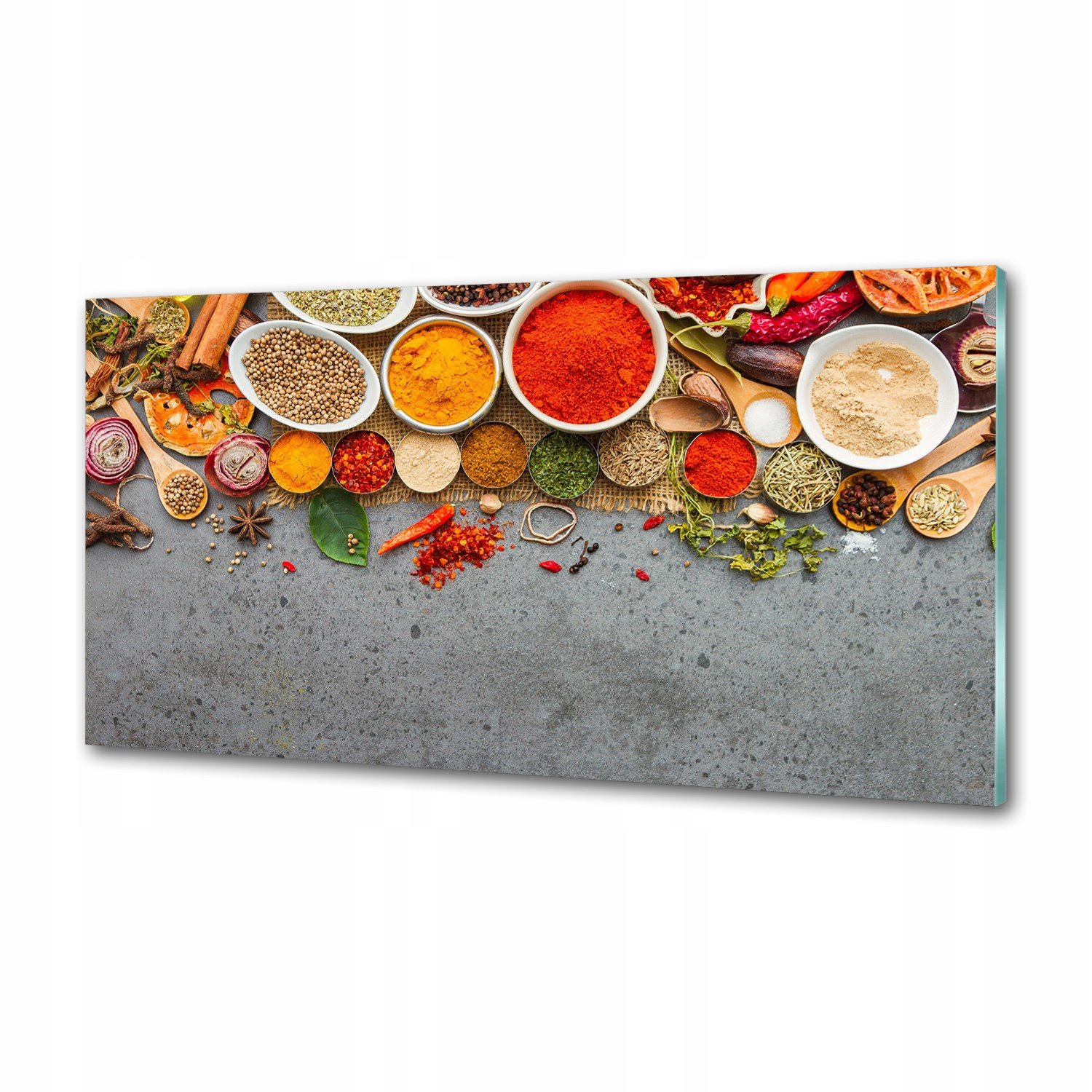 Panel do kuchyne Zmes korenia 120x60 Lepidlo