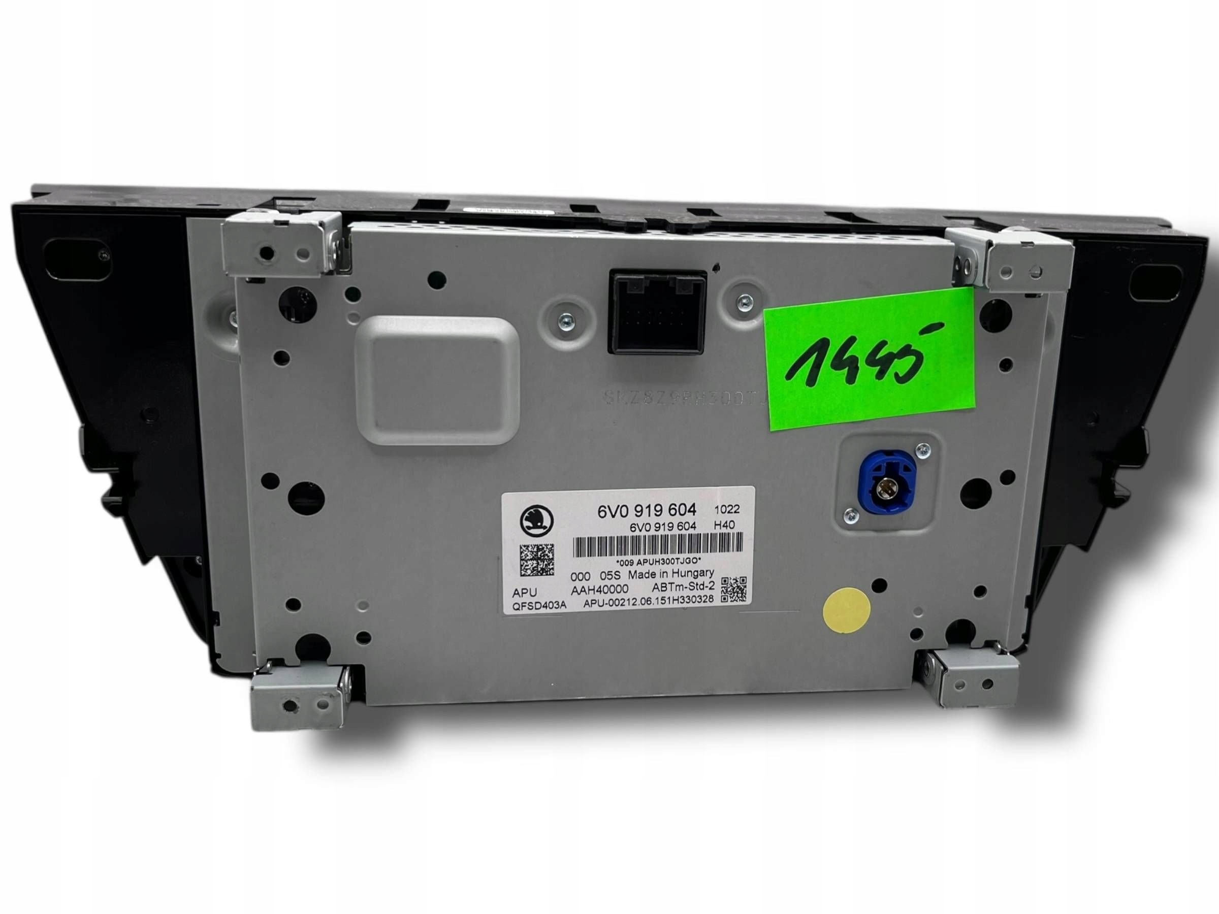 SKODA FABIA MK4 6V display RADIA navigation devices 6V0919604B !J
