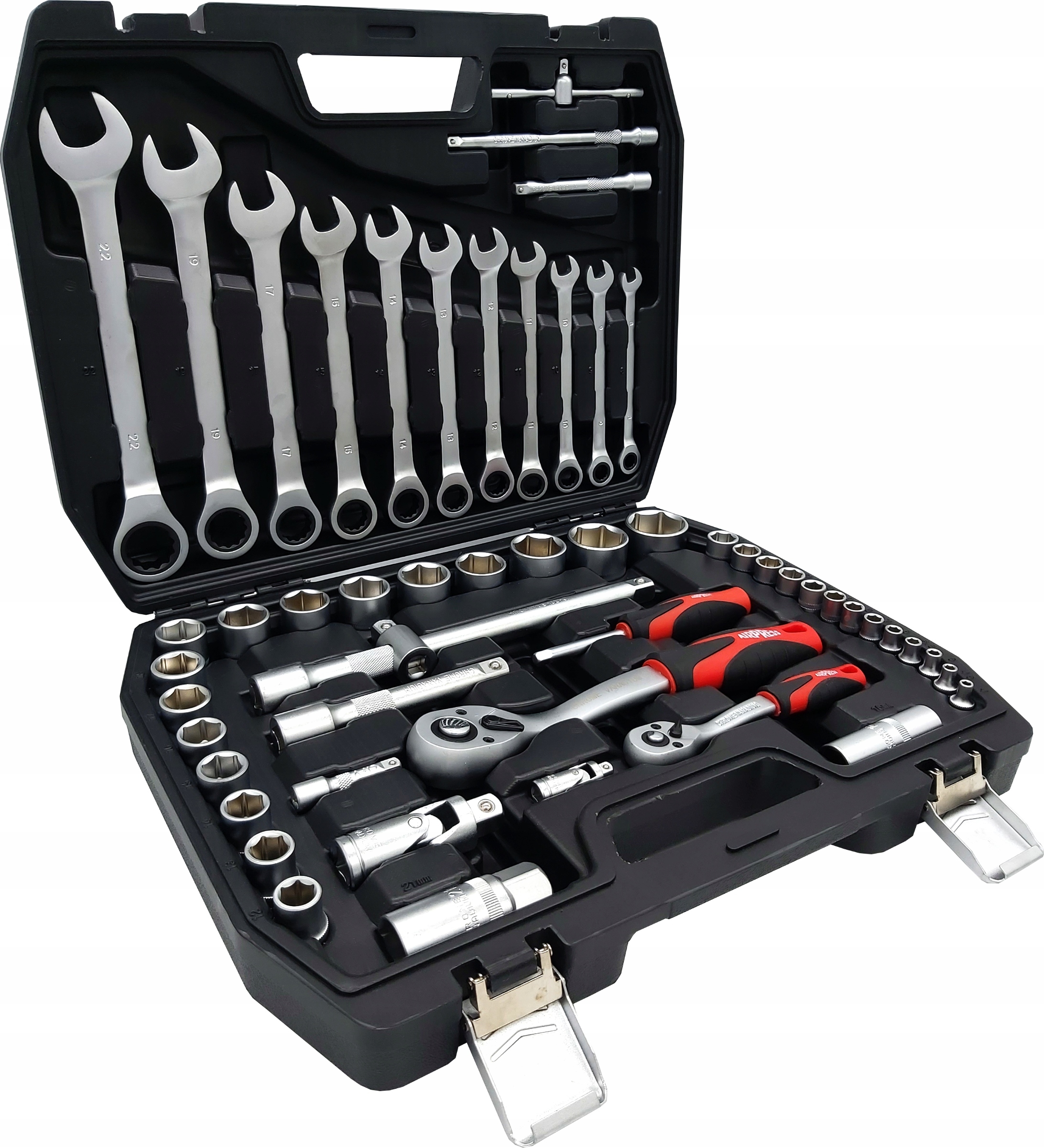 Sada Náradia Kľúče-plocho-očkové Nástavce 54 Kusov Pre Mechanika