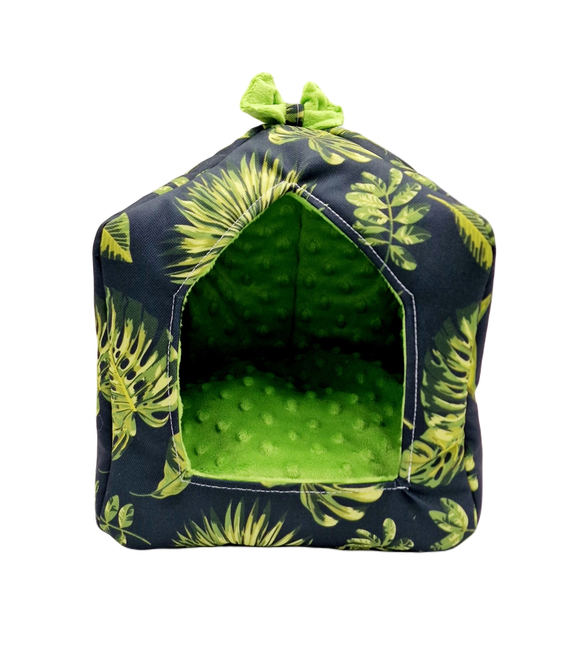 Levně Domeček s mašličkou pro morče, ježka malých hlodavců polštář. Pohodlný