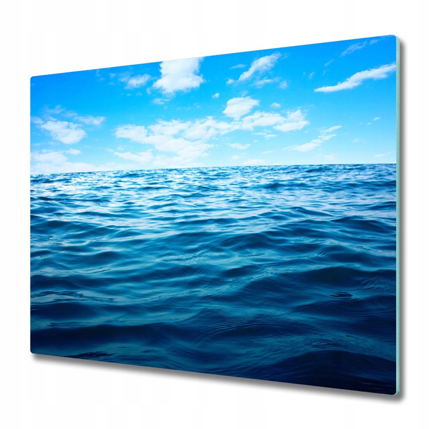 

Deska do krojenia szkło hart. Morska woda 60x52