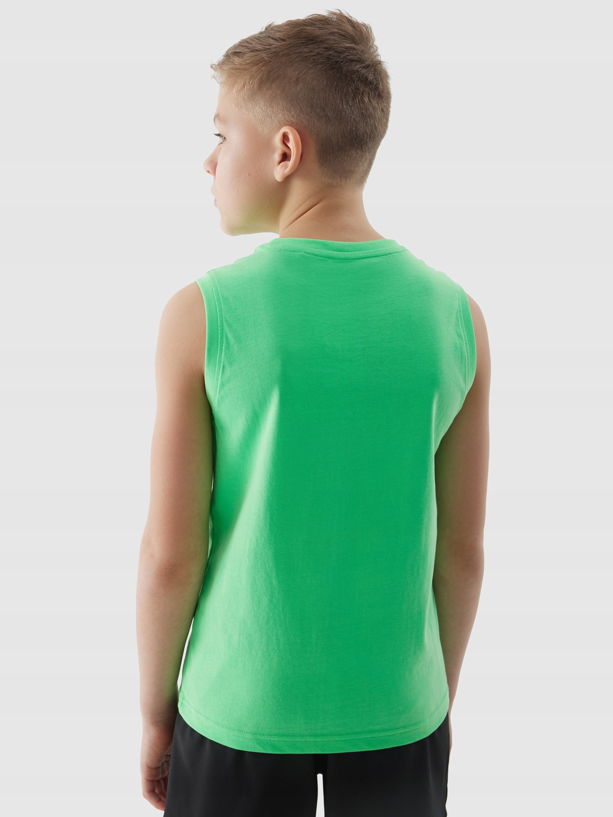 BEZRĘKAWNIK 4F KOSZULKA BAWEŁNA TSLEM040 140 Kod producenta 4FJWSS24TSLEM040