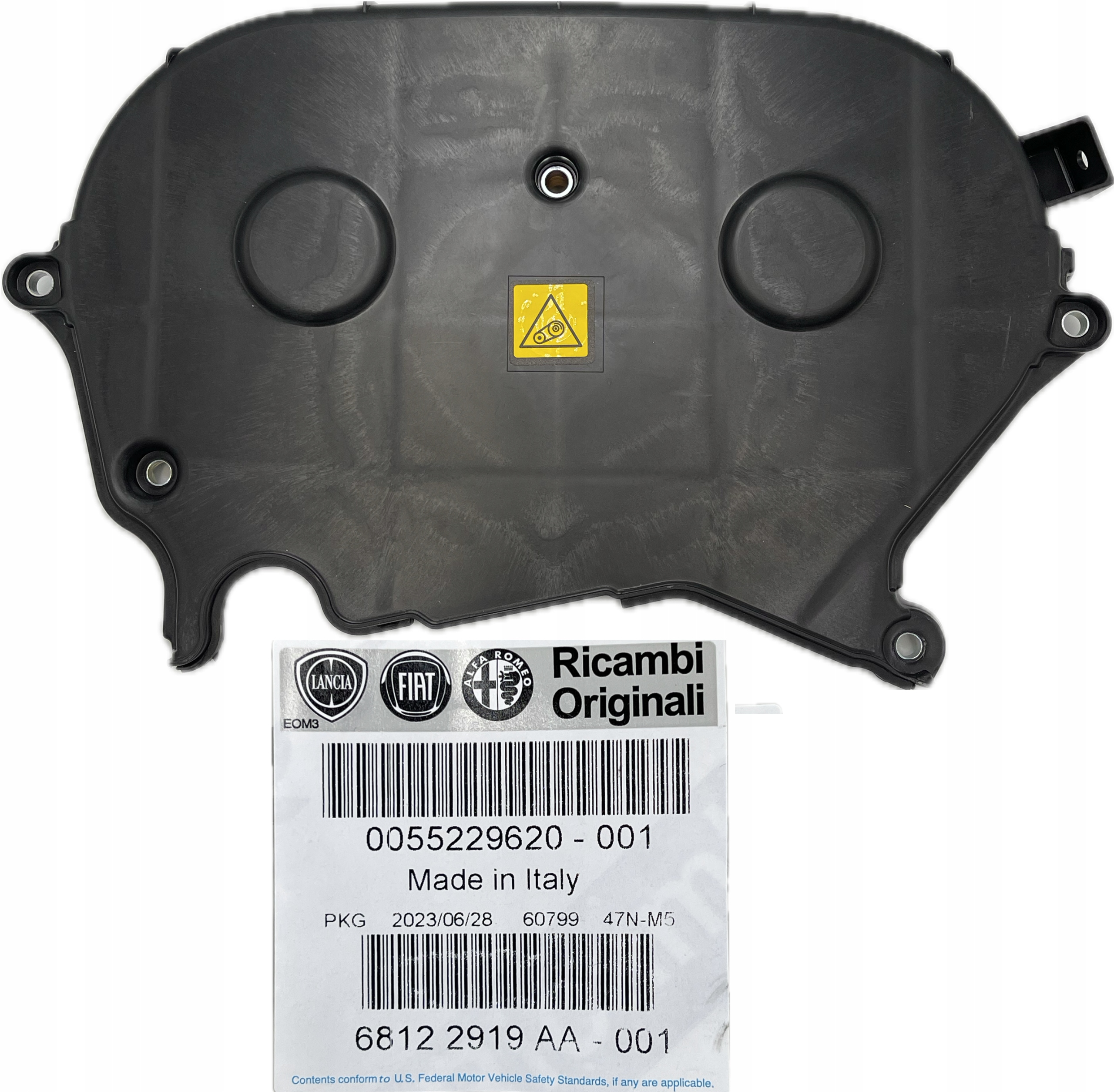 GÓRNA OSŁONA OBUDOWA ROZRZĄDU ALFA ROMEO 159 1.75 Tbi OE 55229620