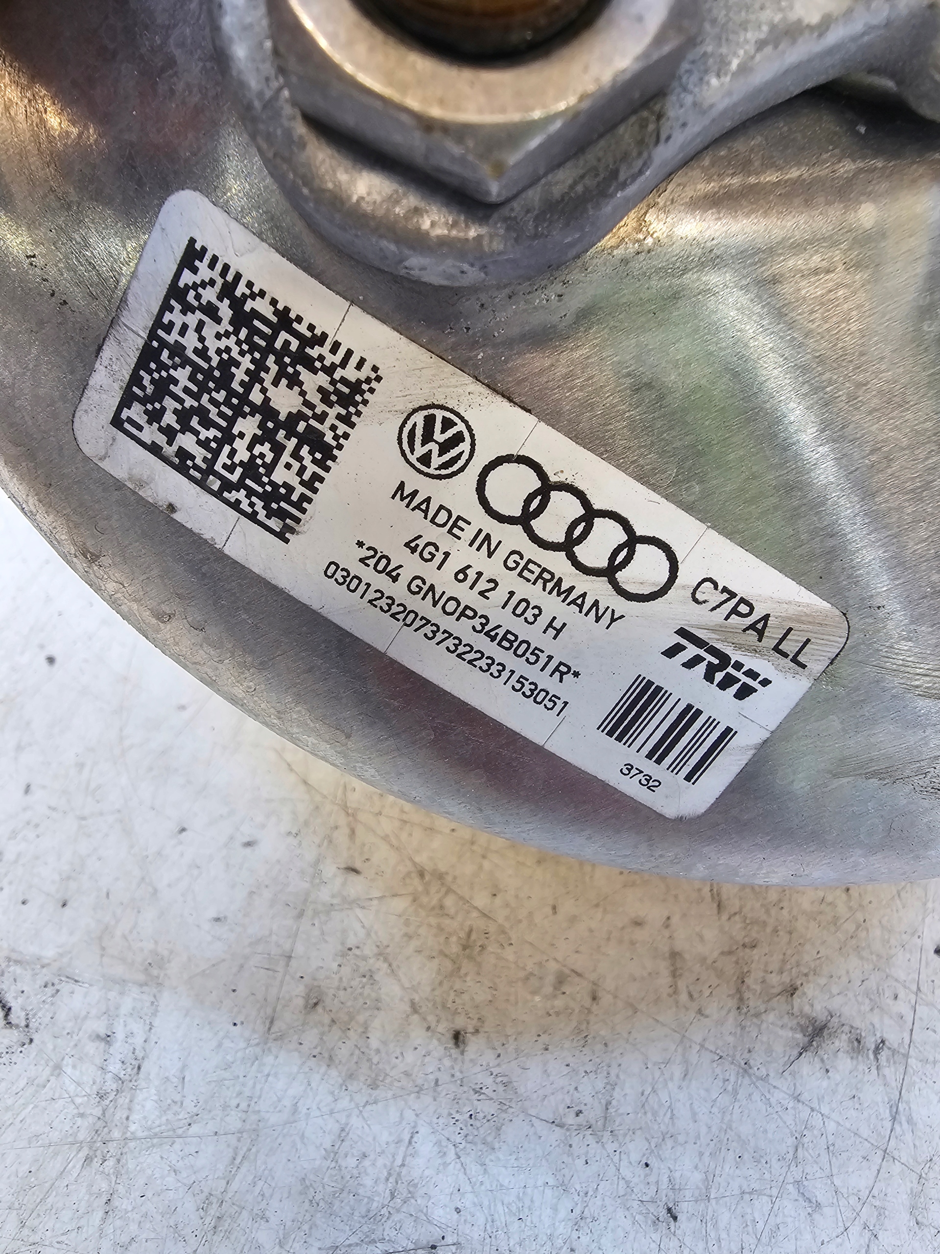 SERVO SERVOFRENO AUDI A6 C7 A7 4G1612103H