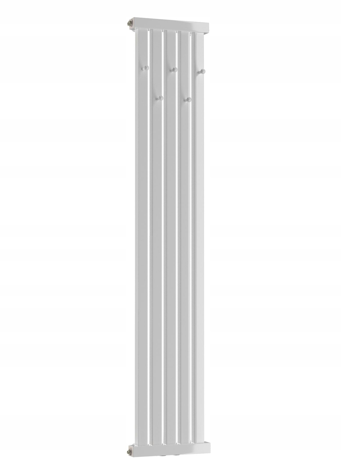 Dekoratívny radiátor Akra Hook 160x61 Biely Lesk