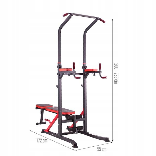 TRENINGOWA PORĘCZ WIELOFUNKCYJNA Z ŁAWECZKĄ HMS PWL8324 EAN (GTIN) 5907695596205