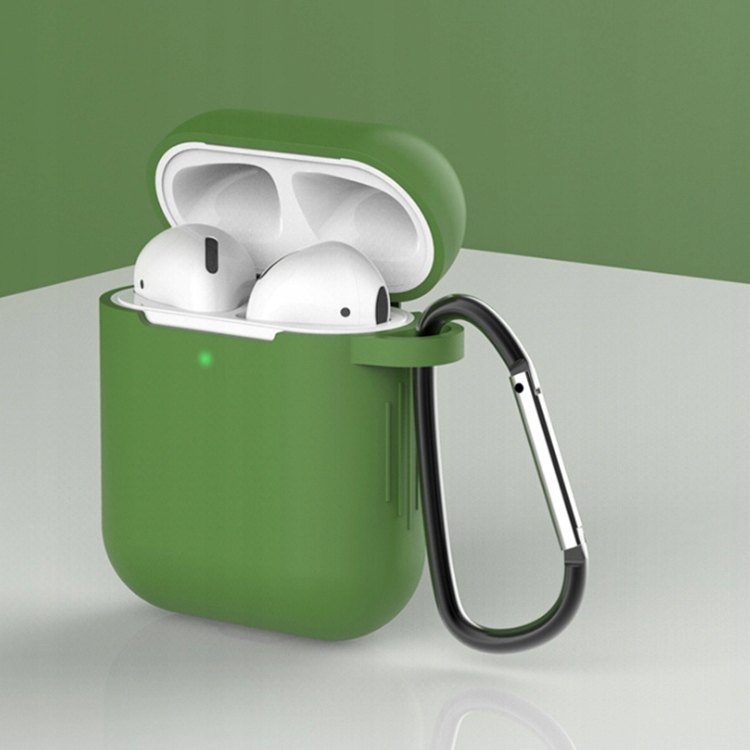 SILIKONOWE ETUI DO APPLE AIRPODS 1/2 OLIWKOWE Marka Inna