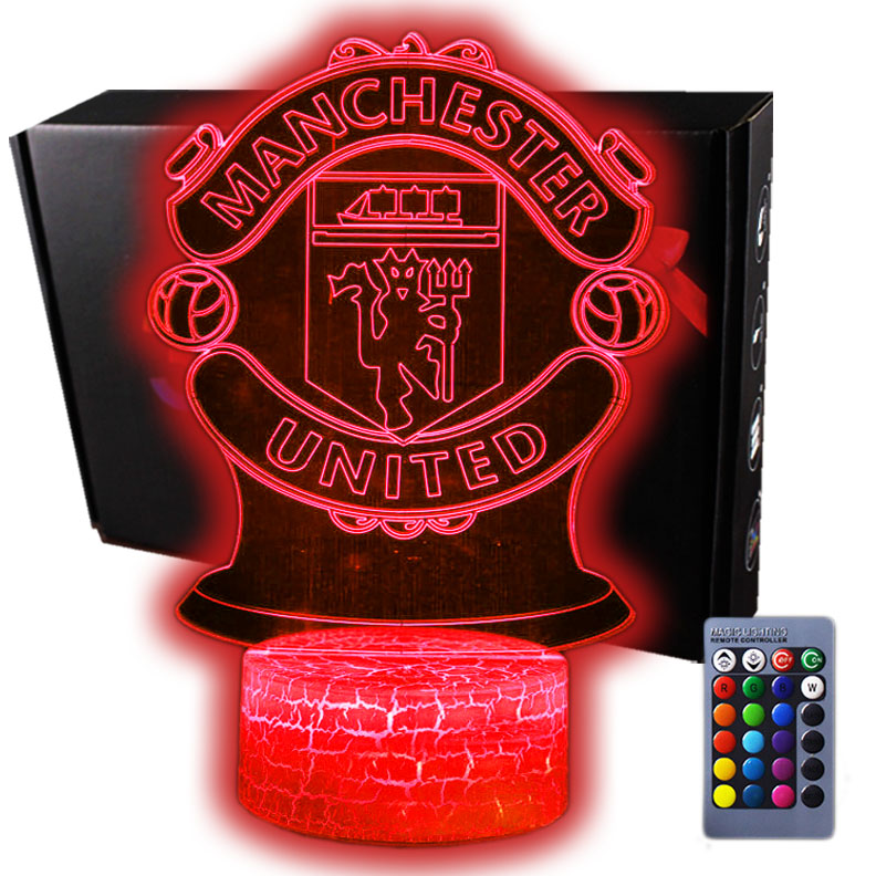 

Lampka 3D nocna led usb pilot Manchester United