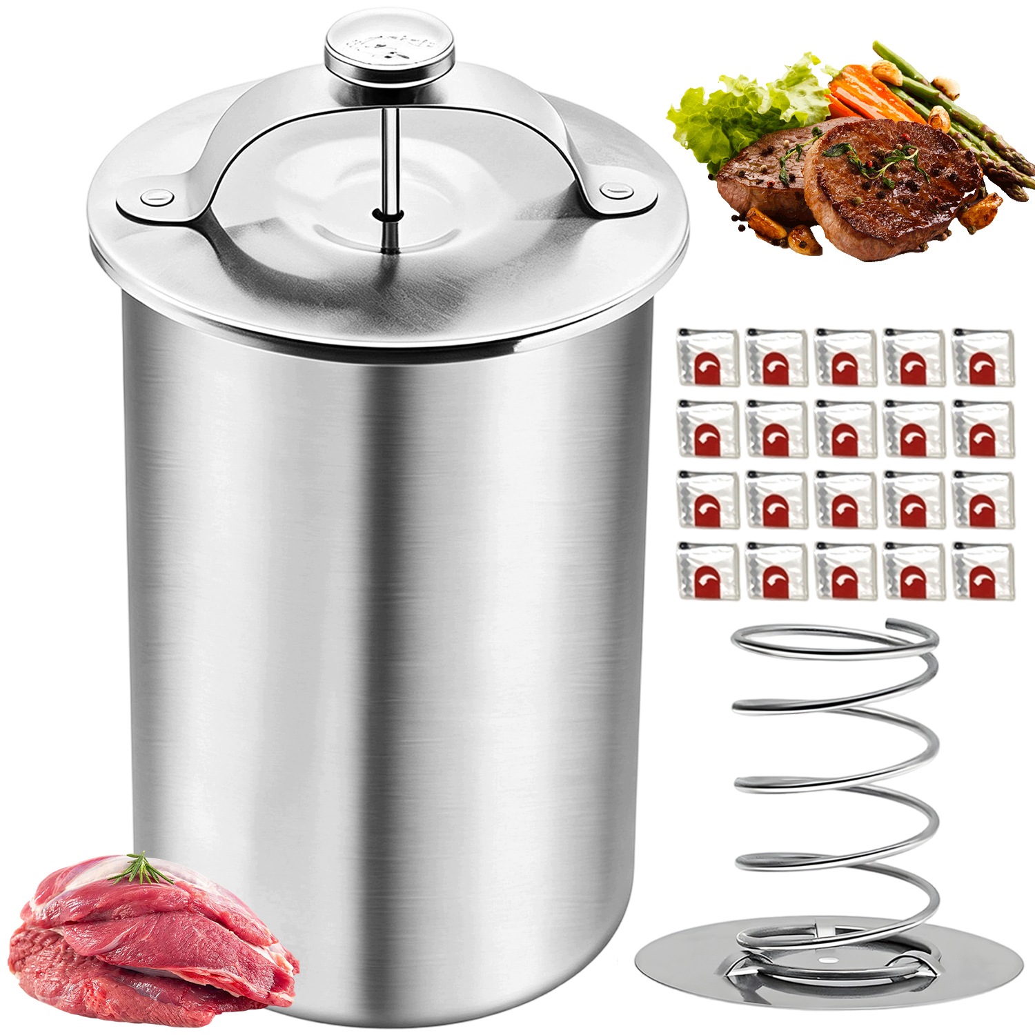 Šunkovar velký 1,2 kg Set sáčky teploměr bylinky