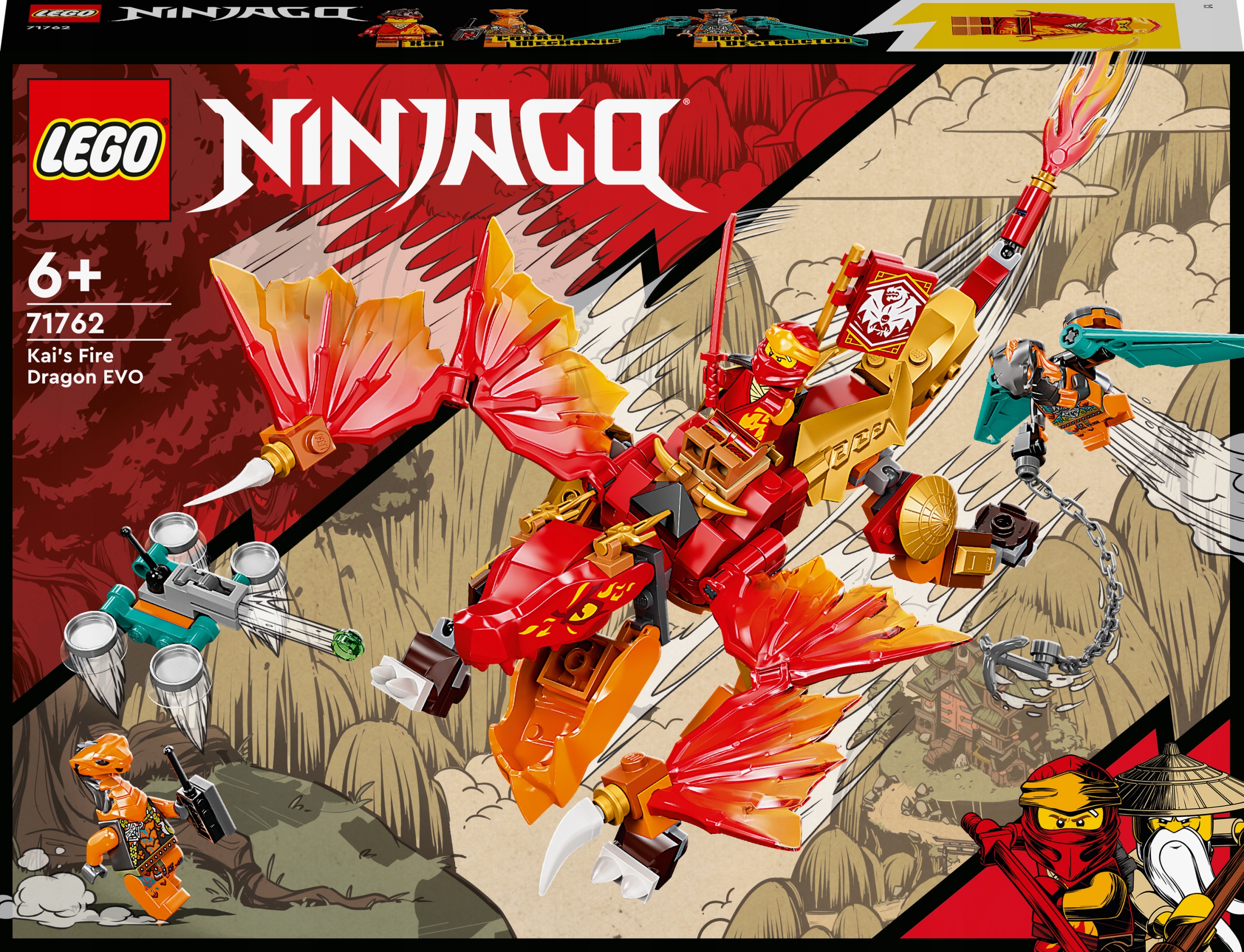 

Lego Ninjago Smok ognia Kaia Evo 71762