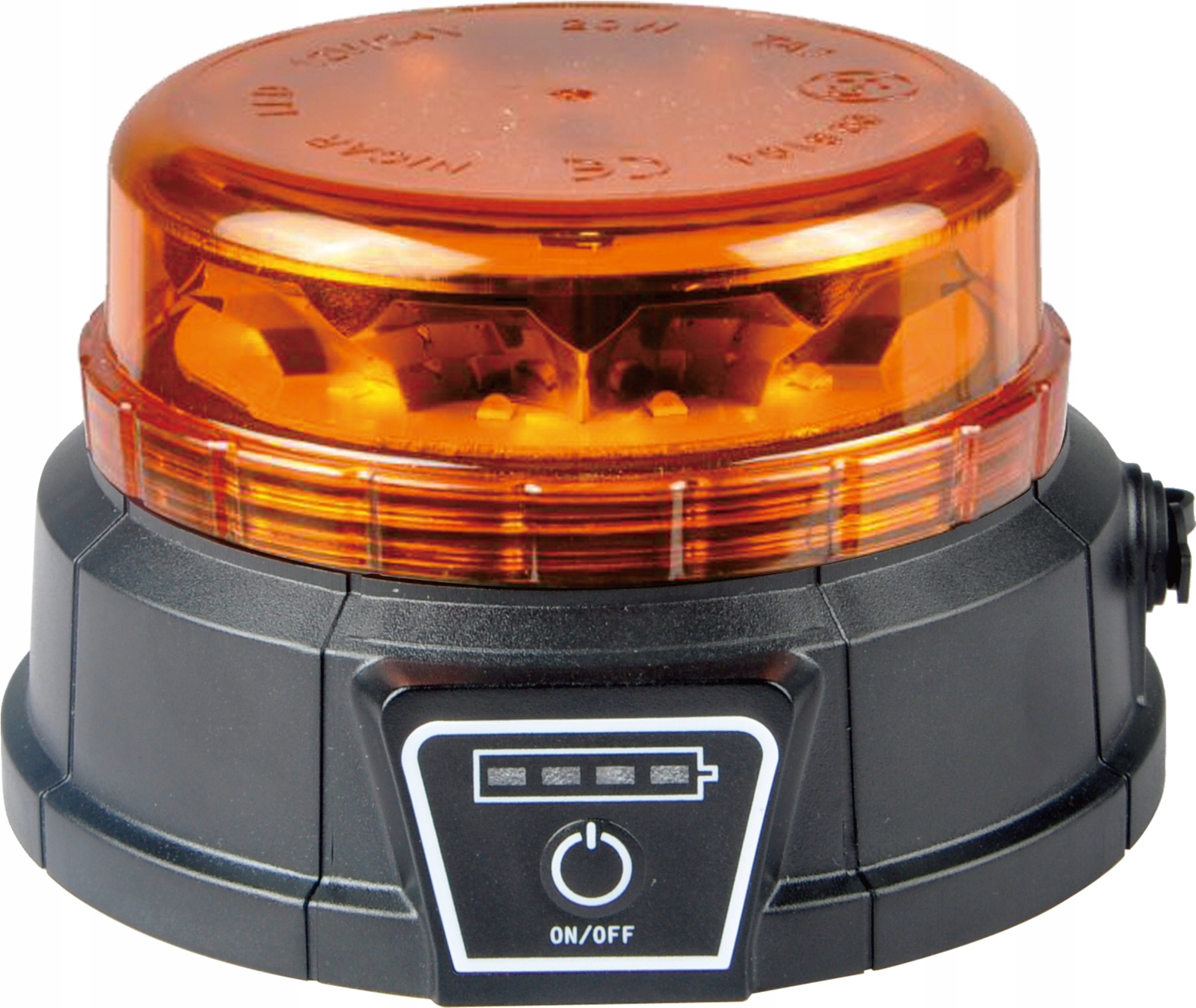 Bezdrátová Výstražná Lampa Kohout Led Na Magnet Přísavka 12-24V