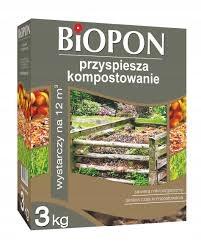 

Kompostownik aktywator Granu 3 kg Biopon Komposter